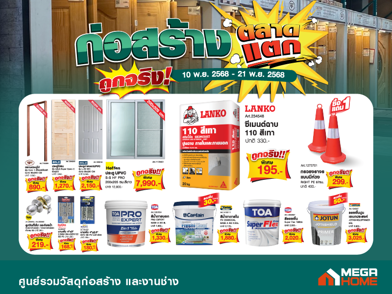 ก่อสร้างตลาดแตก